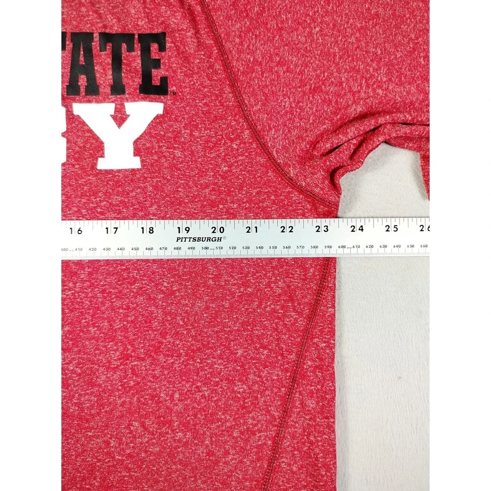 Arkansas State Rugby Shirt Mens Large Red College Rugby Adidas Climalite Tee